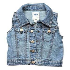 🔥 5 for $30 🔥 Old Navy Girls Denim Vest | Size 2T